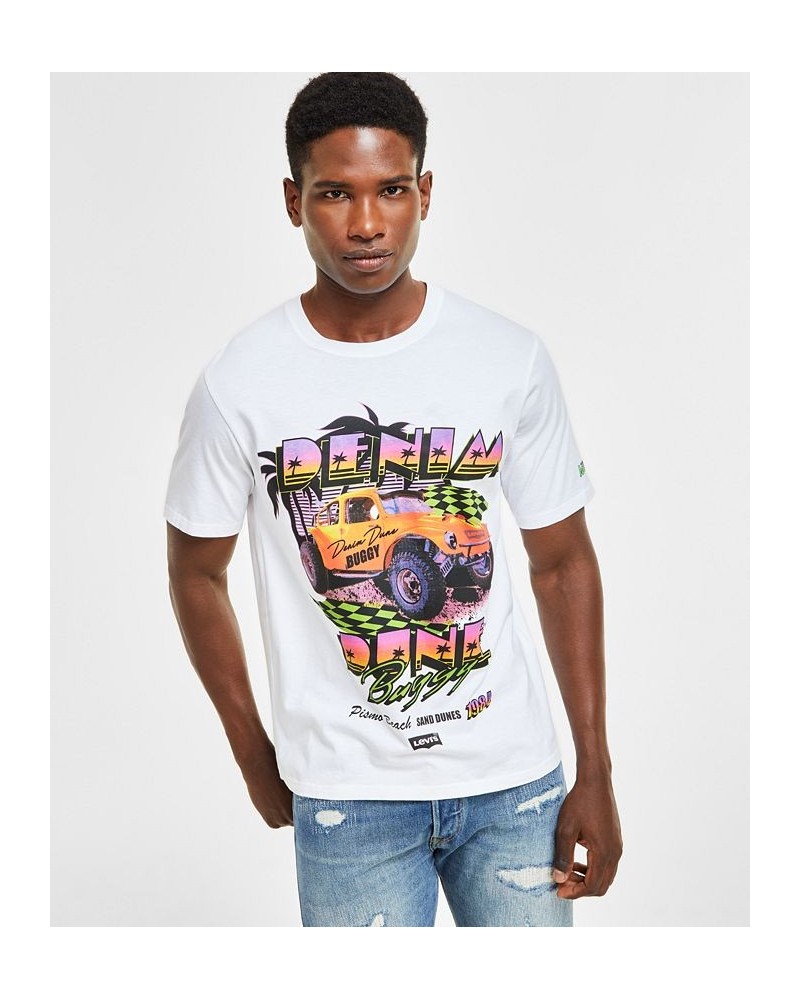 Men's Relaxed-Fit Dune Buggy Graphic T-Shirt White $21.33 T-Shirts