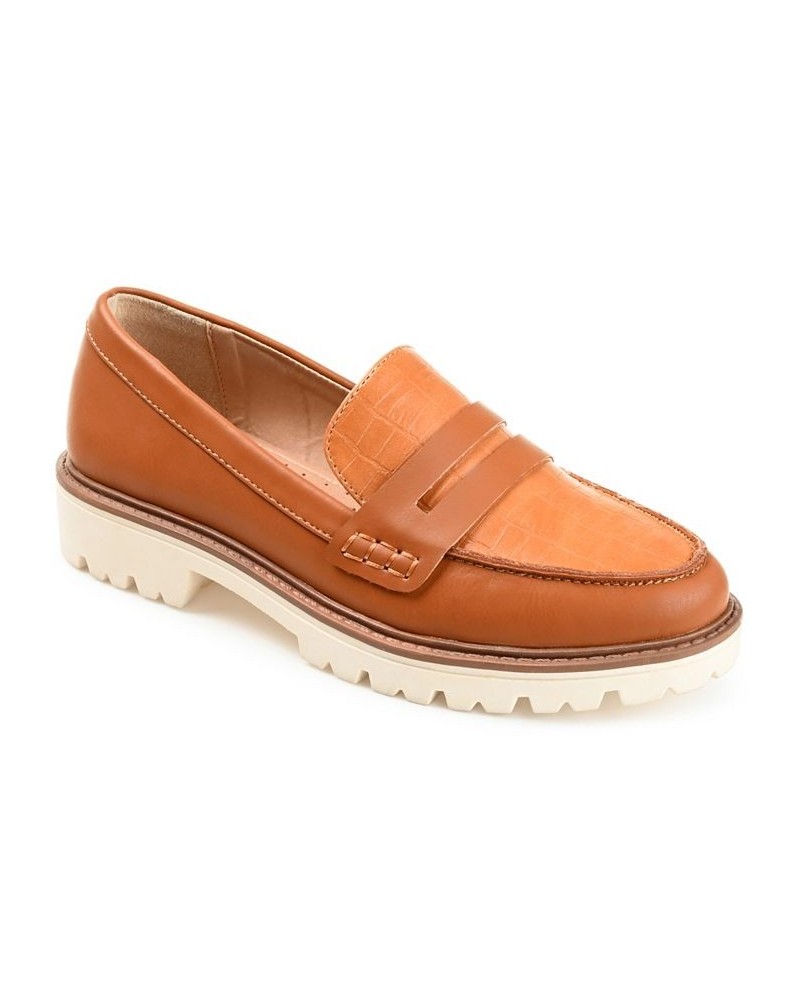 Women's Kenly Loafer Tan/Beige $37.80 Shoes