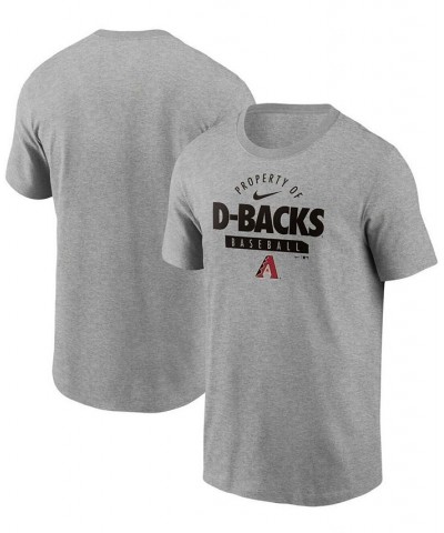 Men's Heathered Gray Arizona Diamondbacks Primetime Property Of Practice T-shirt $24.74 T-Shirts