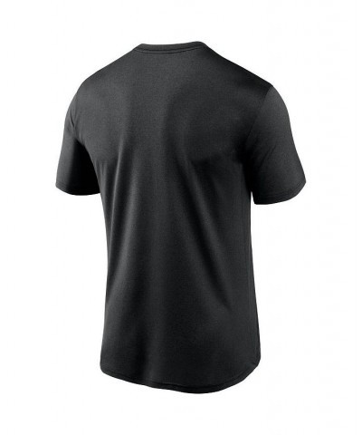 Men's Black Pittsburgh Steelers Logo Essential Legend Performance T-shirt $28.49 T-Shirts