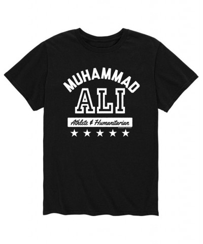 Men's Muhammad Ali Athlete T-shirt Black $18.89 T-Shirts