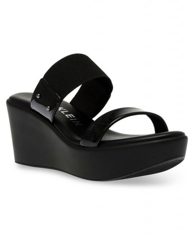 Women's Parker Platform Sandal Black $38.40 Shoes