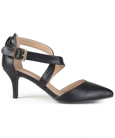 Women's Riva Crisscross Heels Black $36.90 Shoes