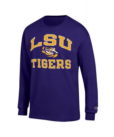 Men's Purple LSU Tigers High Motor Long Sleeve T-shirt $16.80 T-Shirts