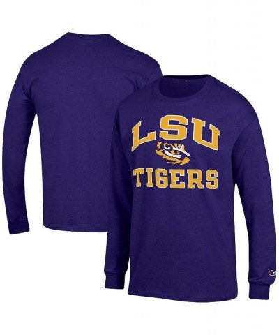 Men's Purple LSU Tigers High Motor Long Sleeve T-shirt $16.80 T-Shirts