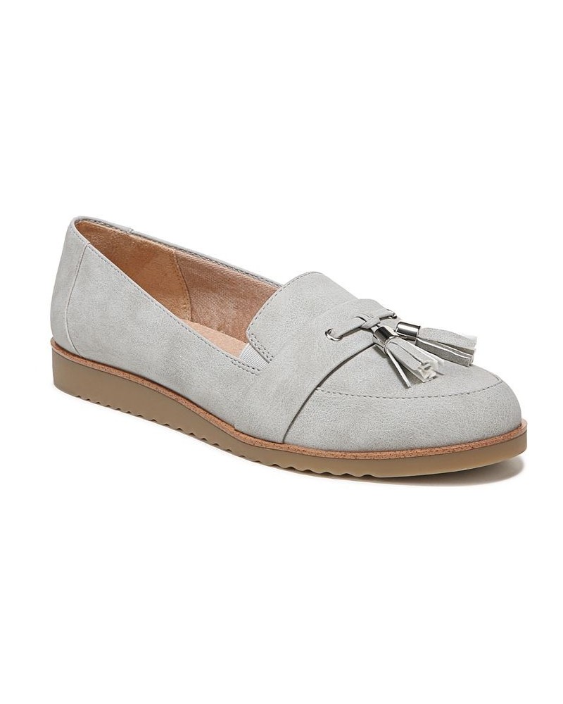 Zee Tassel Slip-on Loafers Gray $49.50 Shoes