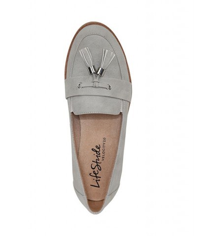 Zee Tassel Slip-on Loafers Gray $49.50 Shoes