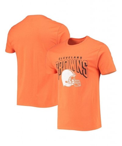 Men's Orange Cleveland Browns Bold Logo T-shirt $19.35 T-Shirts