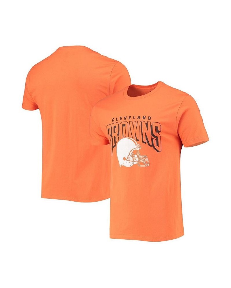 Men's Orange Cleveland Browns Bold Logo T-shirt $19.35 T-Shirts