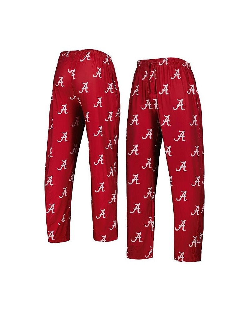 Men's Crimson Alabama Crimson Tide Logo Flagship Allover Print Pants $22.00 Pants