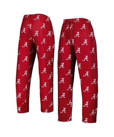 Men's Crimson Alabama Crimson Tide Logo Flagship Allover Print Pants $22.00 Pants