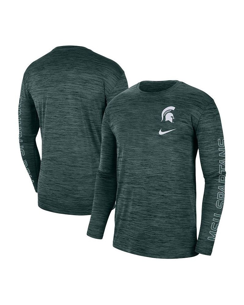 Men's Green Michigan State Spartans Velocity Legend Team Performance Long Sleeve T-shirt $27.49 T-Shirts