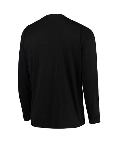 Men's Black Philadelphia Flyers Dassler AEROREADY Creator Long Sleeve T-shirt $23.59 T-Shirts