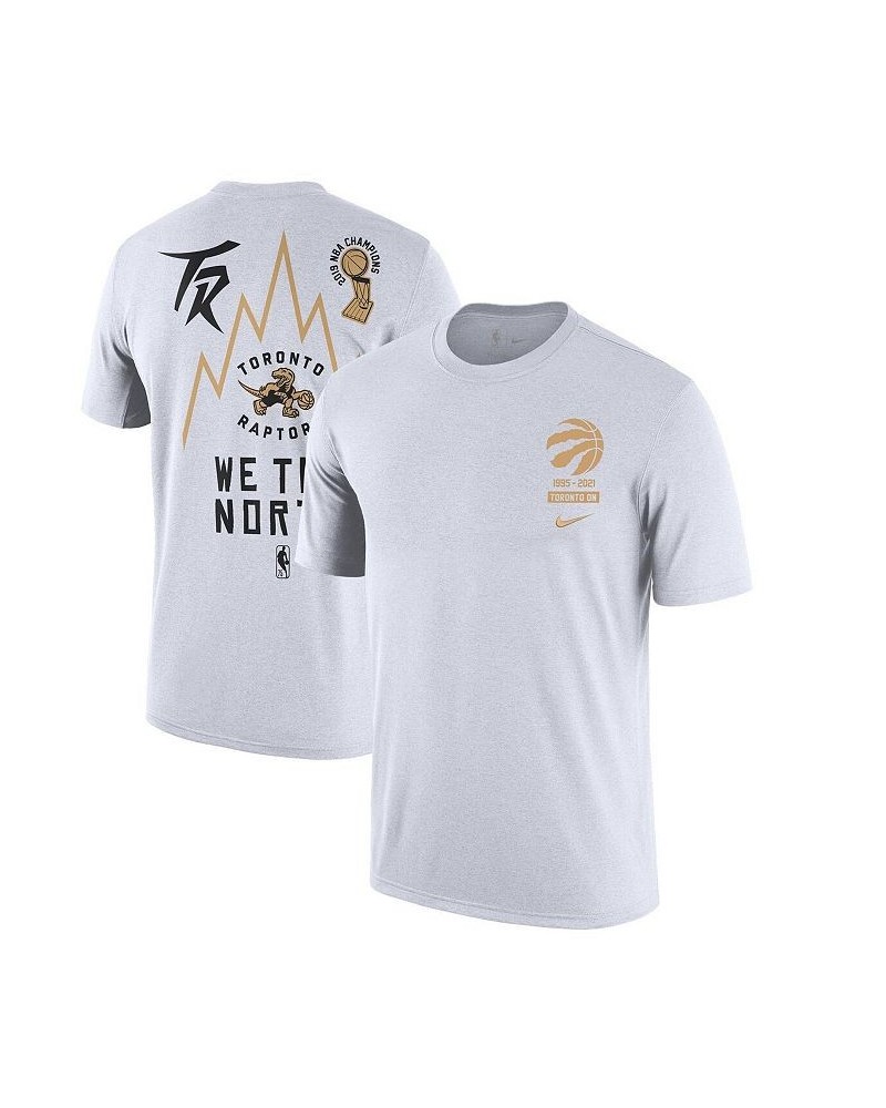 Men's White Toronto Raptors 2021/22 City Edition Courtside Heavyweight Moments Story T-shirt $18.00 T-Shirts