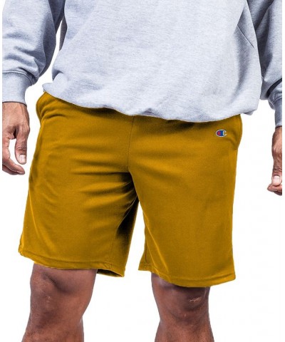 Men's Relaxed-Fit Solid Fleece Shorts Team Gold $13.75 Shorts