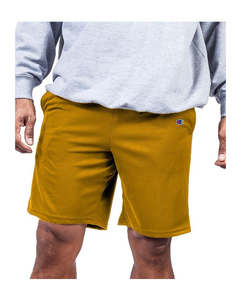 Men's Relaxed-Fit Solid Fleece Shorts Team Gold $13.75 Shorts