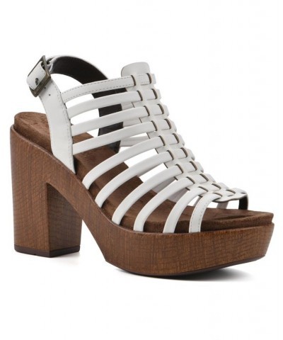 Women's Astonish Platform Clog Sandals PD05 $49.40 Shoes