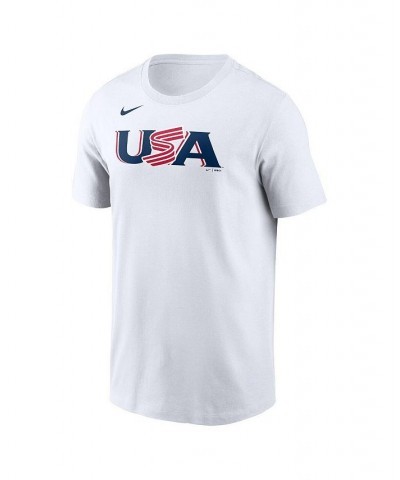 Men's Bobby Witt Jr. White USA Baseball 2023 World Baseball Classic Name and Number T-shirt $28.49 T-Shirts