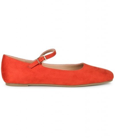 Women's Carrie Flat Orange $37.60 Shoes