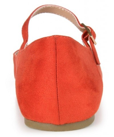 Women's Carrie Flat Orange $37.60 Shoes