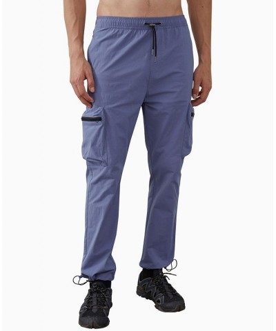 Men's Active Hyperlite Cargo Sweatpants Blue $34.30 Pants