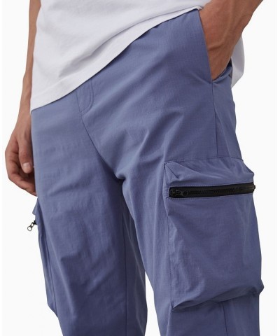 Men's Active Hyperlite Cargo Sweatpants Blue $34.30 Pants