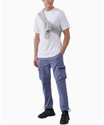 Men's Active Hyperlite Cargo Sweatpants Blue $34.30 Pants