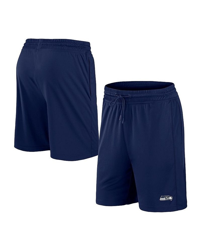 Men's Branded College Navy Seattle Seahawks Break It Loose Shorts $21.59 Shorts