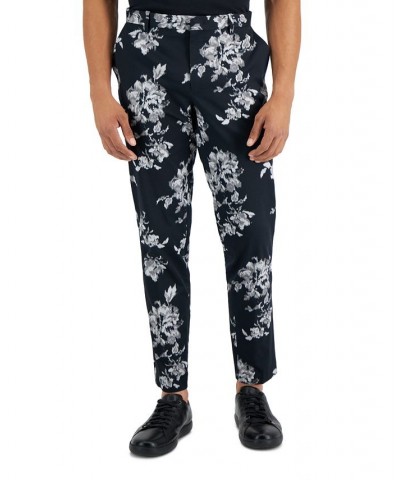 I.N.C. International Concepts Men's Slim-Fit Floral Suit Pants Black $22.82 Pants