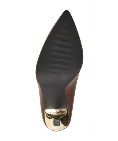 Women's Pointy Anny Heels Brown $39.20 Shoes