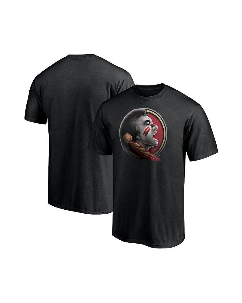 Men's Branded Black Florida State Seminoles Team Midnight Mascot T-shirt $13.44 T-Shirts