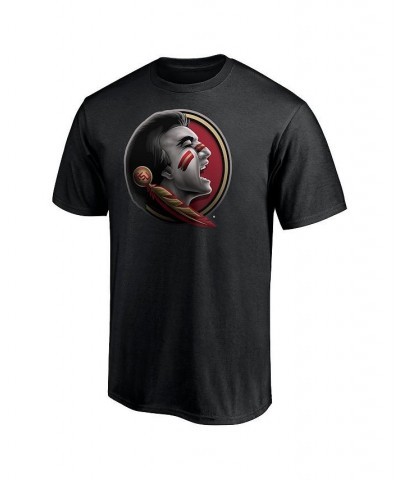 Men's Branded Black Florida State Seminoles Team Midnight Mascot T-shirt $13.44 T-Shirts