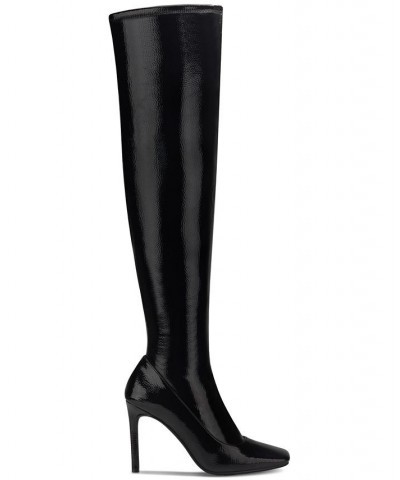 Women's Keenah Over-The-Knee Boots Black $27.57 Shoes