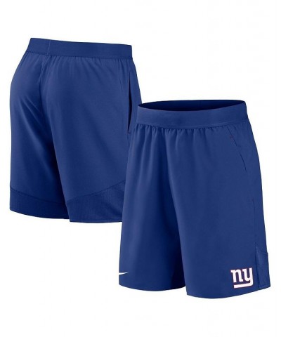 Men's Royal New York Giants Stretch Woven Shorts $22.35 Shorts