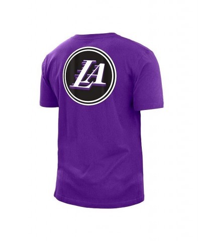 Men's Purple Los Angeles Lakers 2022/23 City Edition Brushed Jersey T-shirt $20.00 T-Shirts