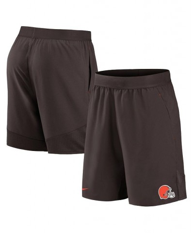 Men's Brown Cleveland Browns Stretch Woven Shorts $24.20 Shorts