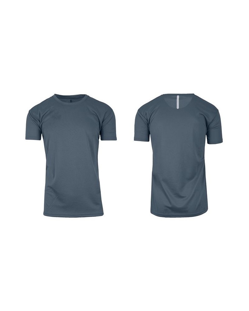 Men's Short Sleeve Moisture-Wicking Quick Dry Performance Tee Charcoal $15.40 T-Shirts