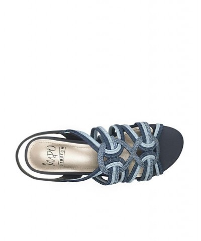 Women's Riya Stretch Elastic Sandals PD07 $44.00 Shoes