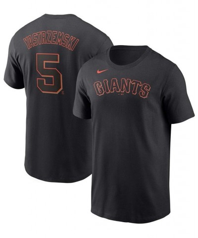 Men's Mike Yastrzemski Black San Francisco Giants Name and Number T-shirt $21.50 T-Shirts