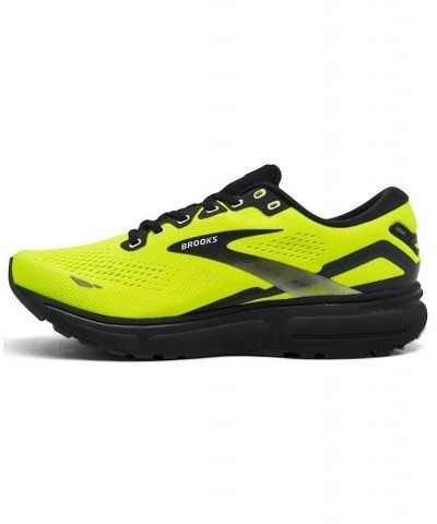 Men's Ghost 15 Running Sneakers Yellow $55.50 Shoes