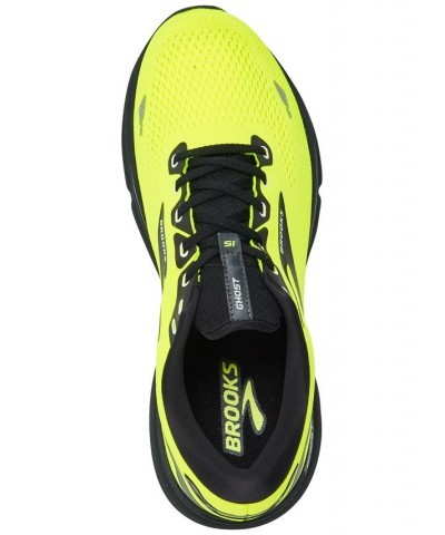 Men's Ghost 15 Running Sneakers Yellow $55.50 Shoes