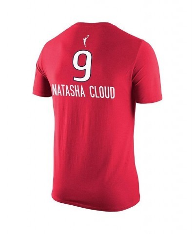 Men's Natasha Cloud Red Washington Mystics Explorer Edition Name Number T-shirt $27.49 T-Shirts