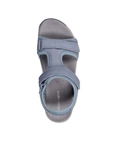 Women's Saffy Round Toe Casual Flat Sandals PD04 $42.72 Shoes