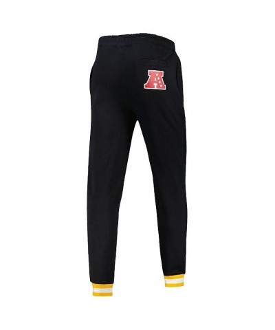 Men's Black Pittsburgh Steelers Blitz Fleece Jogger Pants $36.04 Pants