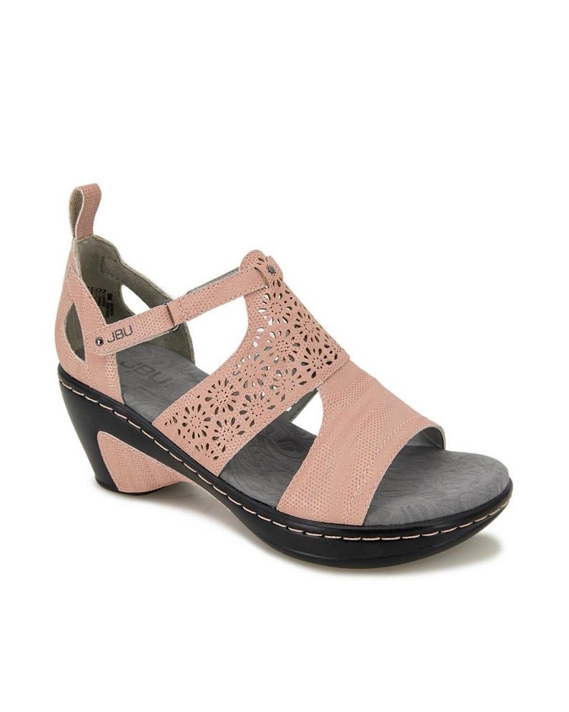 Women's Bonita Wedge Sandals Pink $48.06 Shoes