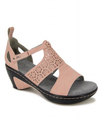 Women's Bonita Wedge Sandals Pink $48.06 Shoes