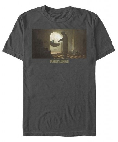 Men's Tinted Scene Short Sleeve Crew T-shirt Gray $19.59 T-Shirts