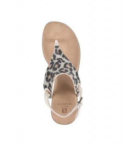 Women's London 2 Flat Thong Sandals Multi $30.36 Shoes