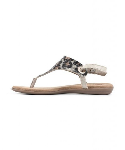 Women's London 2 Flat Thong Sandals Multi $30.36 Shoes