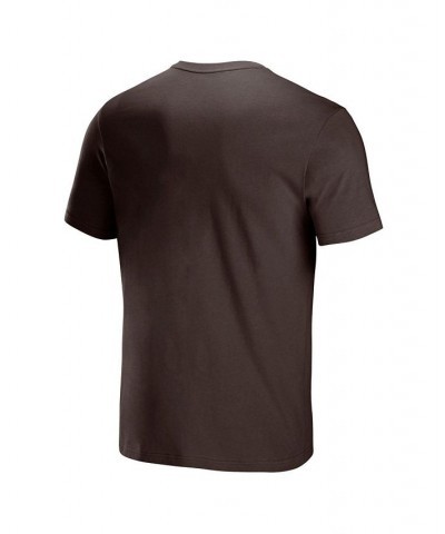 Men's NFL X Staple Black Cleveland Browns Lockup Logo Short Sleeve T-shirt $19.19 T-Shirts